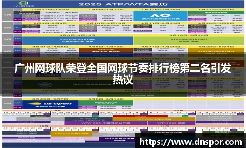 广州网球队荣登全国网球节奏排行榜第二名引发热议